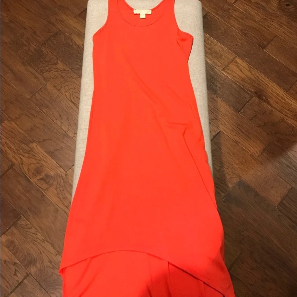 Michael Kors High Low Cotton Maxi Dress